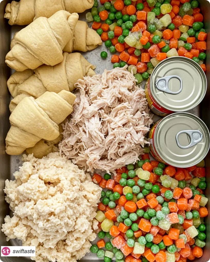 Ingredients for Skull Chicken Pot Pies