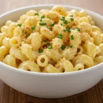 White Cheddar Mac and Cheese in creamy sauce