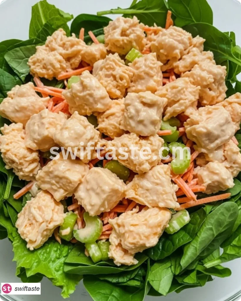 Buffalo Chicken Salad High Protein Lunch Ideas