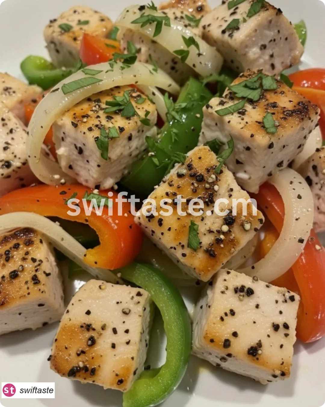 Creamy Black Pepper Chicken Skillet