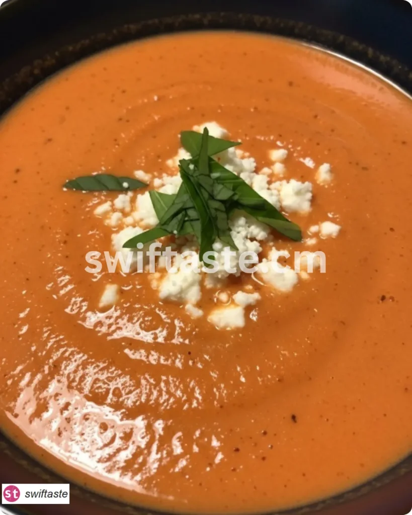 EASY TOMATO FETA SOUP