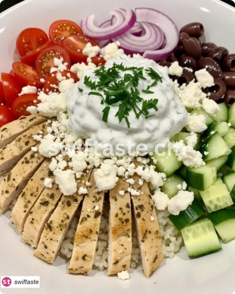 Greek Chicken Bowls