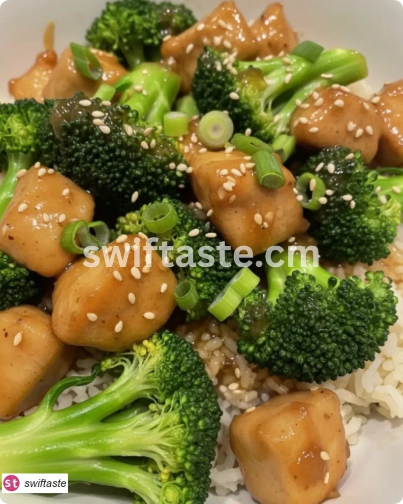 Honey Garlic Chicken and Broccoli