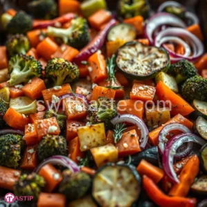 Garlic Herb Roasted Veggies