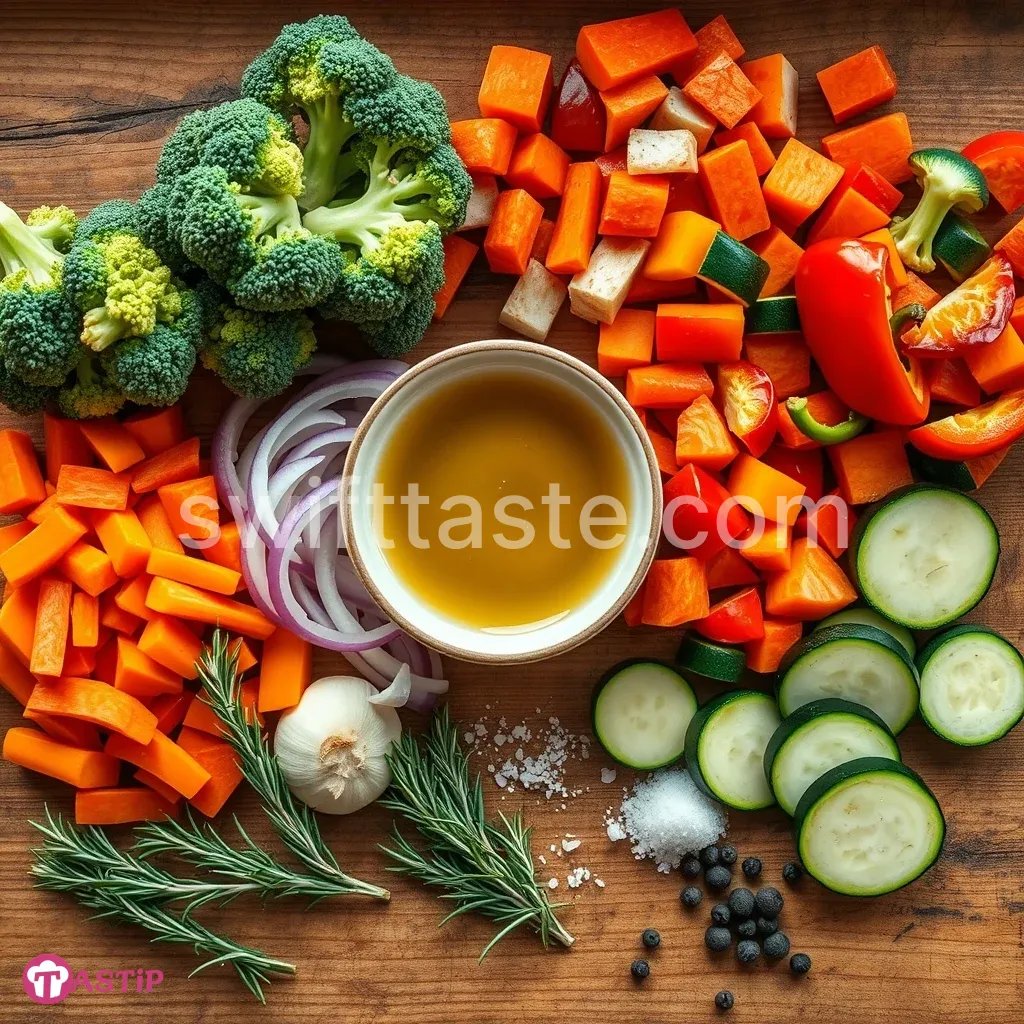 Garlic Herb Roasted Veggies