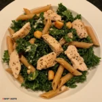 Kale Chicken Caesar Pasta Salad