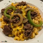 High-Protein Philly Cheesesteak Mac & Cheese