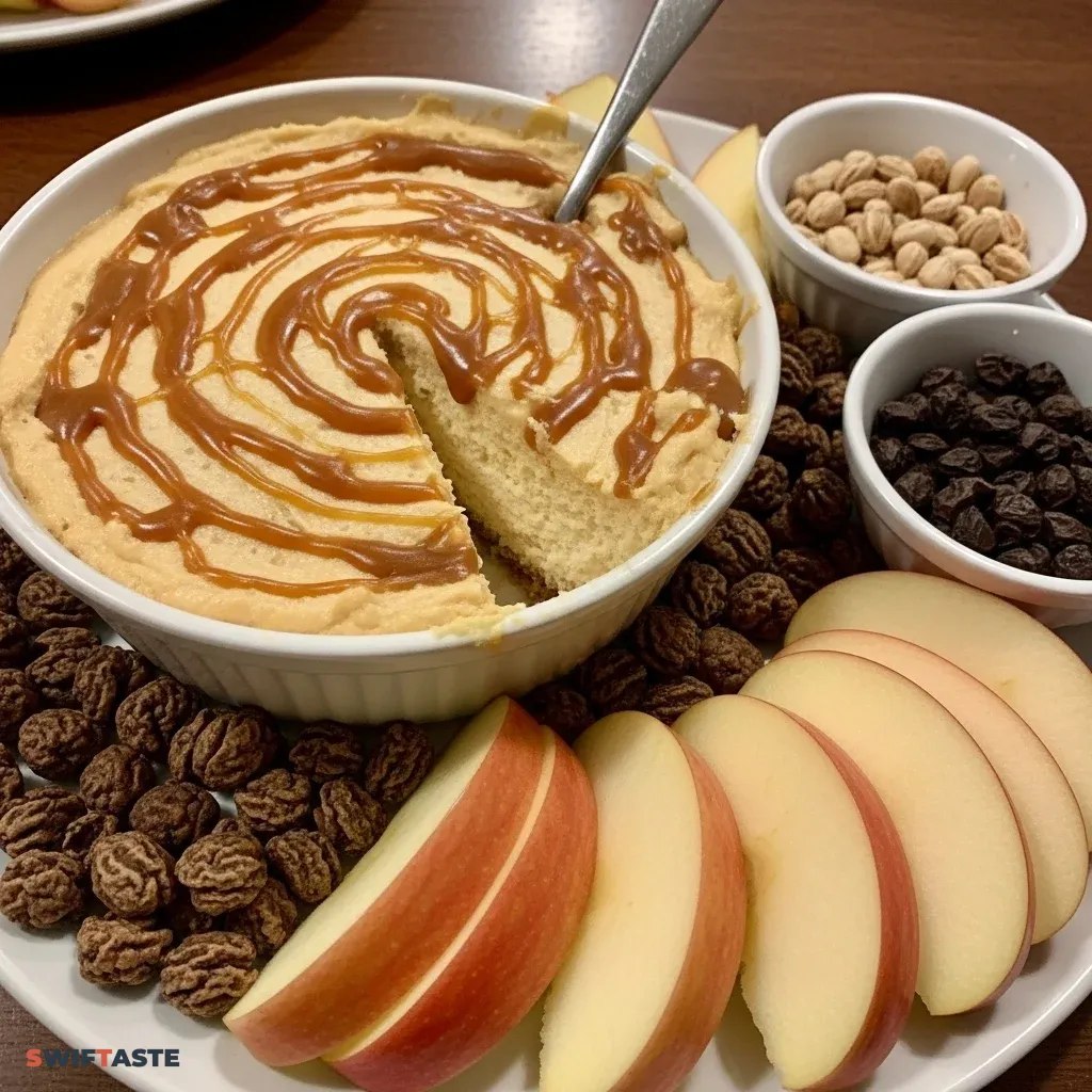 caramel apple cheesecake dip