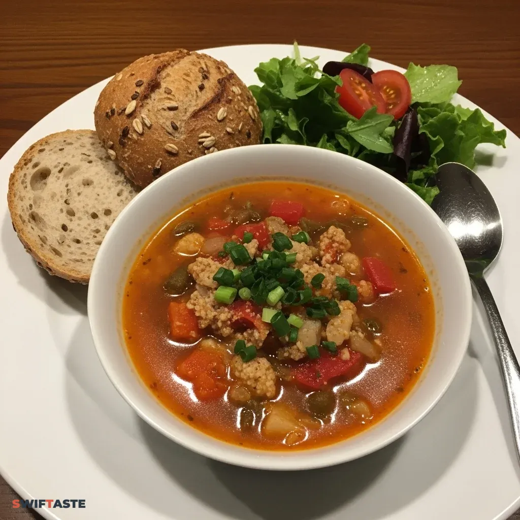 High Protein Minestrone Soup