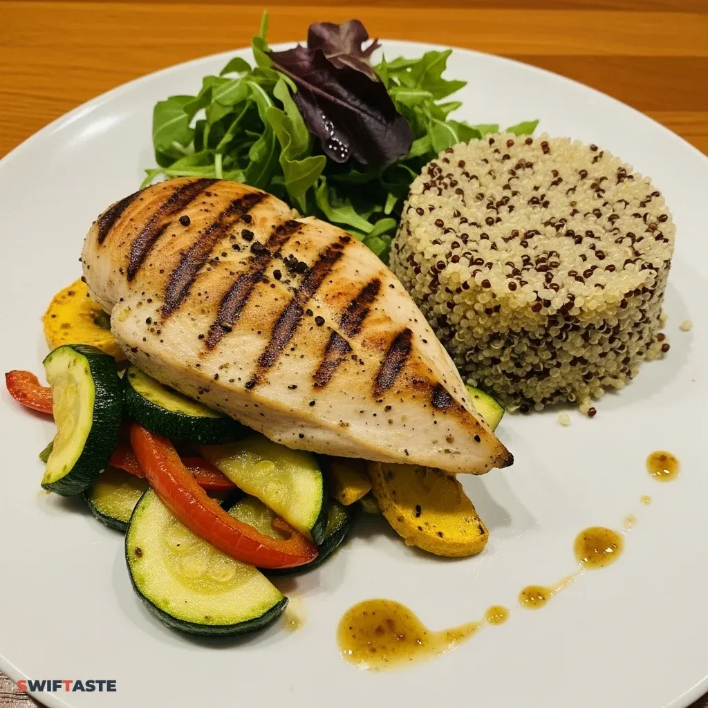 Chicken Breast with Zucchini and Squash