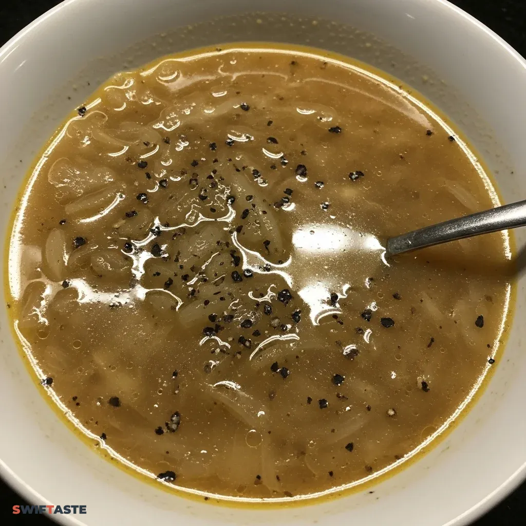 Peppered Onion Soup