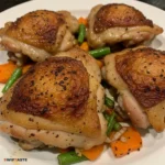 Air Fryer Garlic Parmesan Chicken Thighs