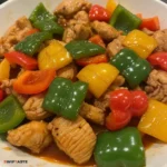 Chicken Savory Pepper Veggie Stir Fry