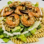 Caesar Salad Grilled Shrimp Pasta Salad
