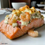 Salmon Crab and Shrimp Stuffed