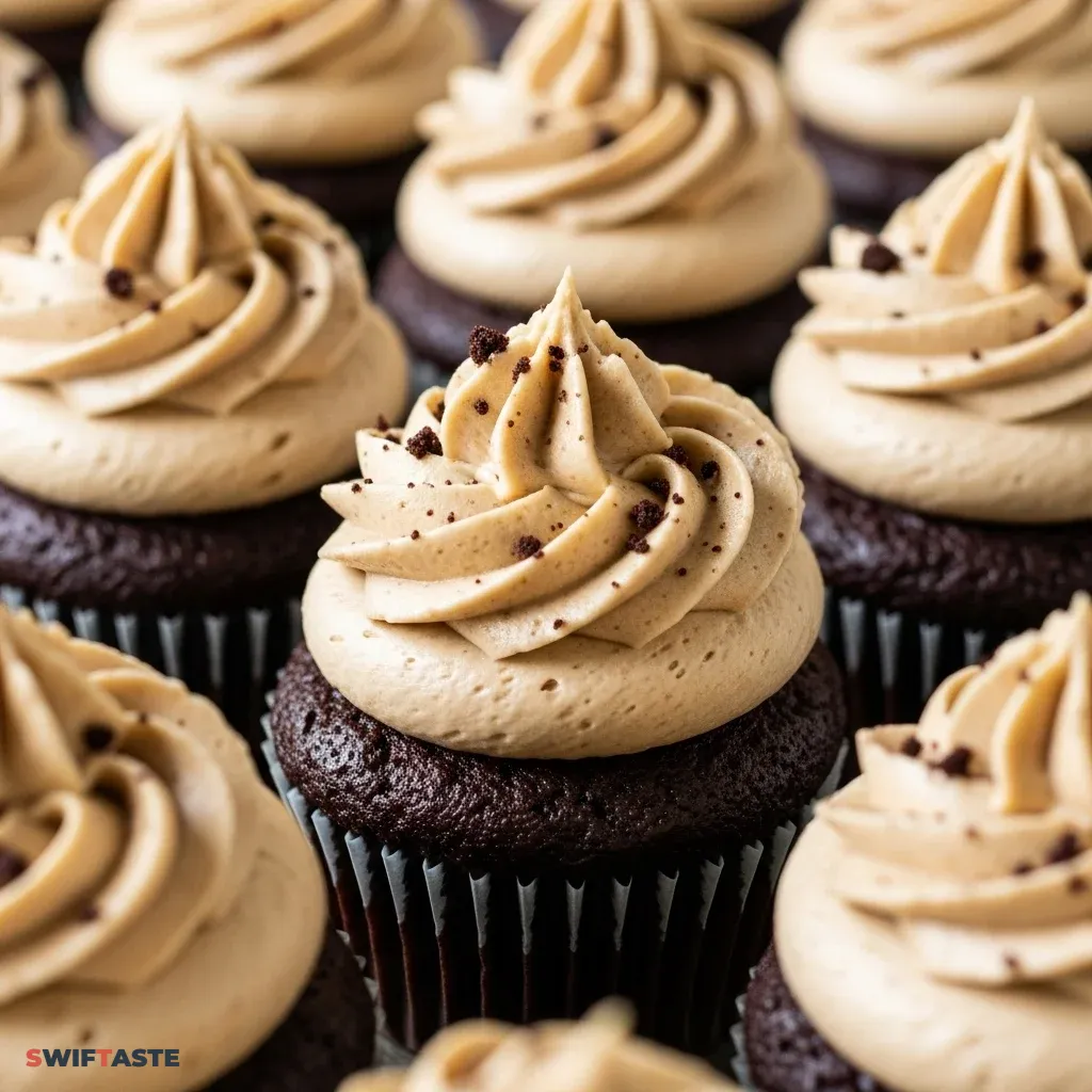Cupcakes Espresso Brownie with Coffee Buttercream