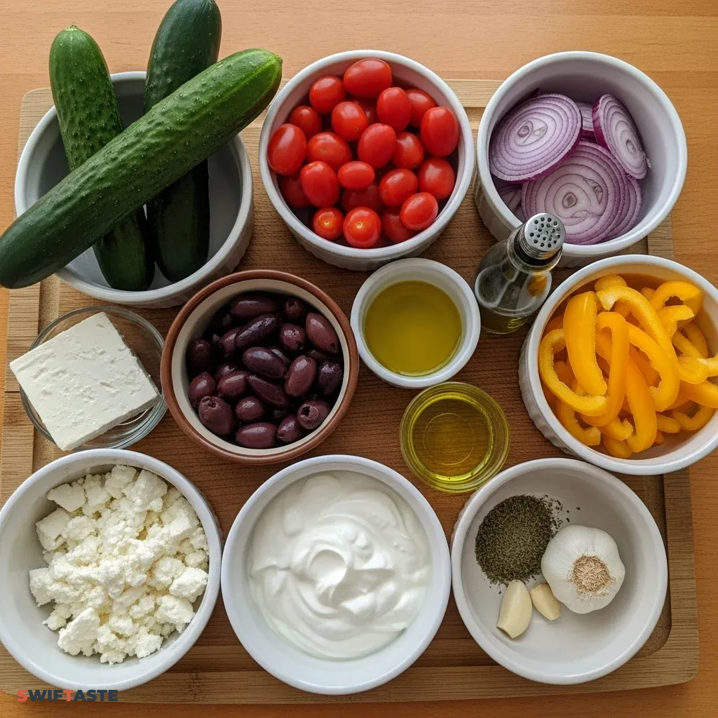 Creamy Greek Salad 9 Creamy Greek Salad