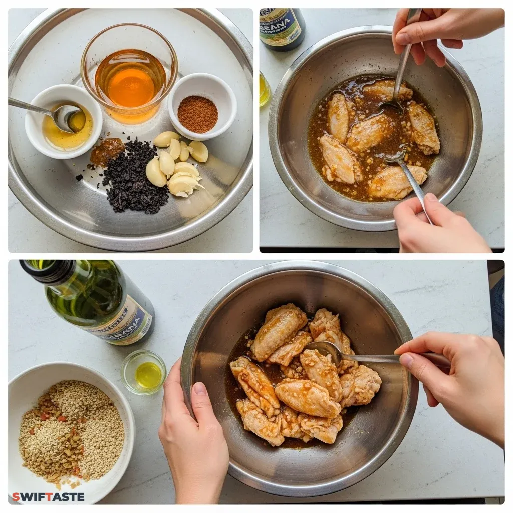 Sweet Chicken Wings Meal