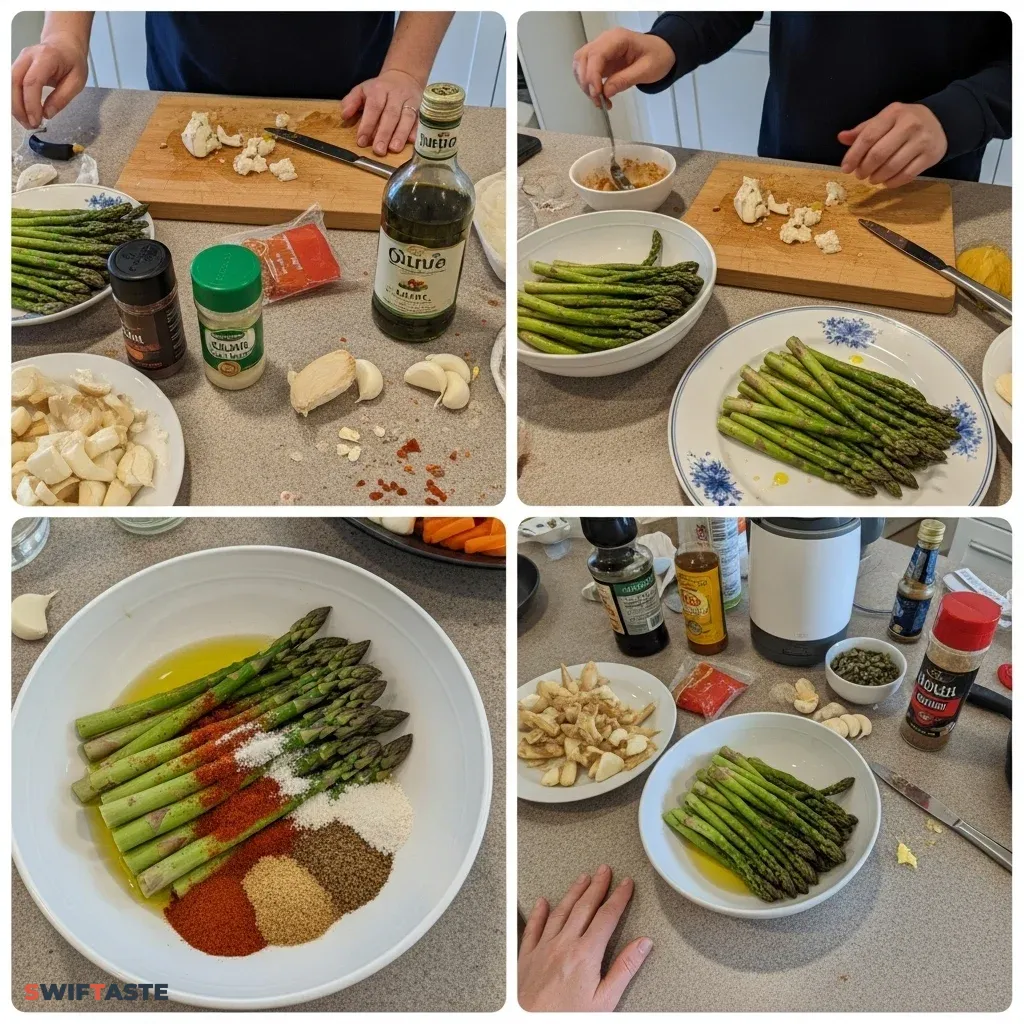 Savory Barbecue Asparagus Platter