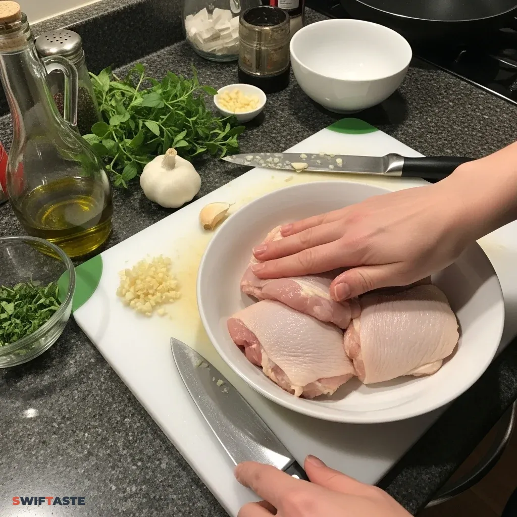 Herb Chicken Thighs Bowl