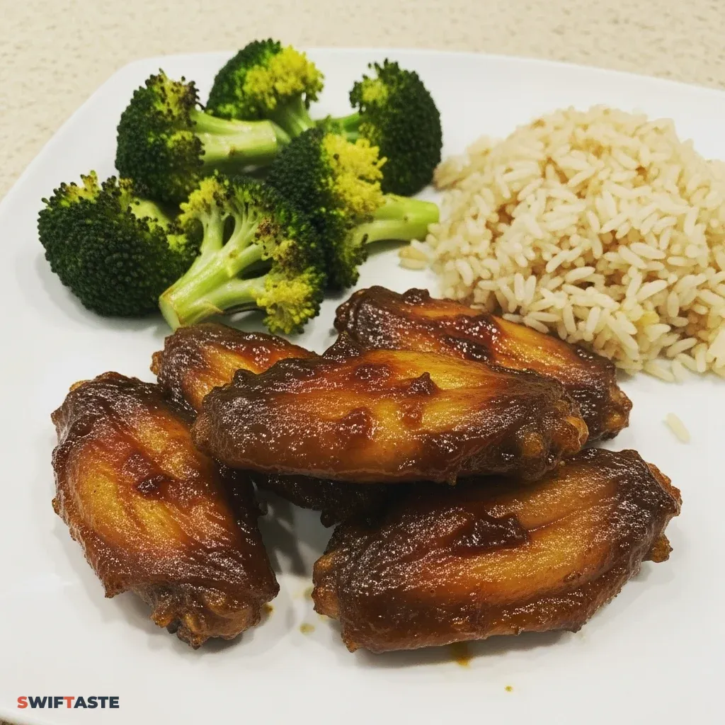 Sweet Chicken Wings Meal