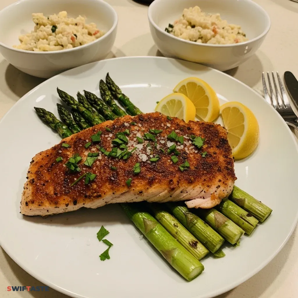 Savory Barbecue Asparagus Platter