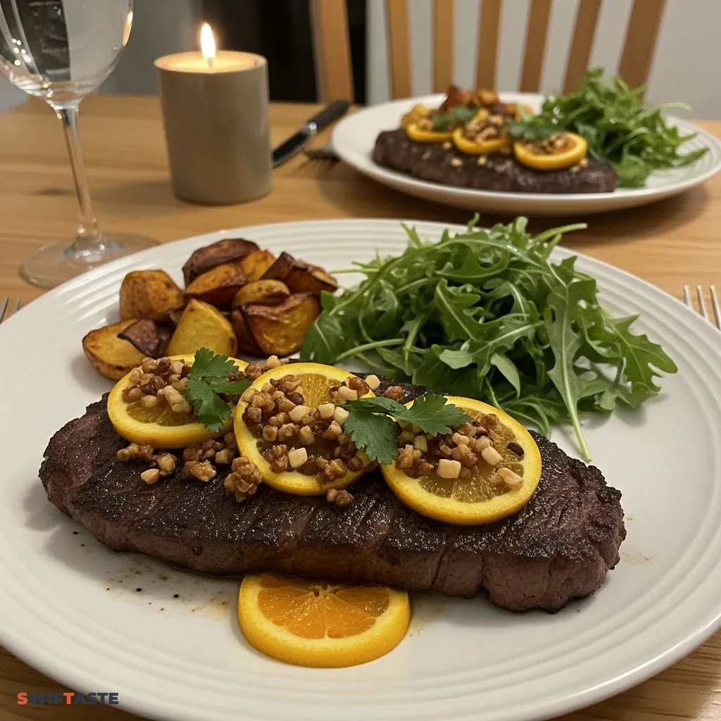 Citrus Beef Steak Plate