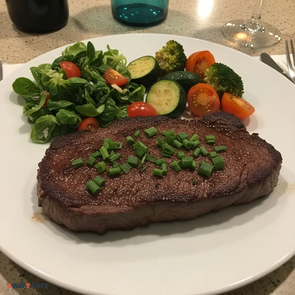 Roasted Beef Steak Meal