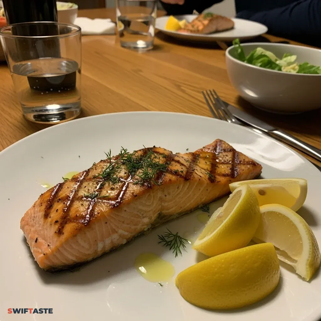 Grilled Salmon with Lemon 5 Grilled Salmon with Lemon