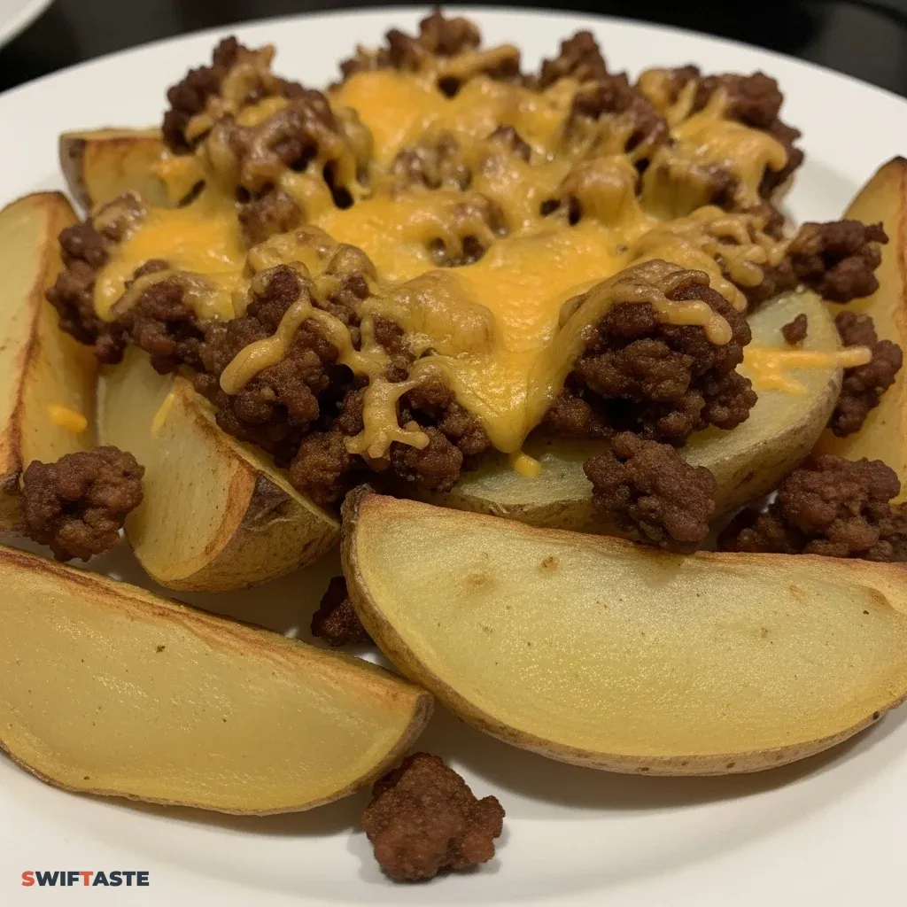 Cheesy Taco Potatoes 5 Cheesy Taco Potatoes