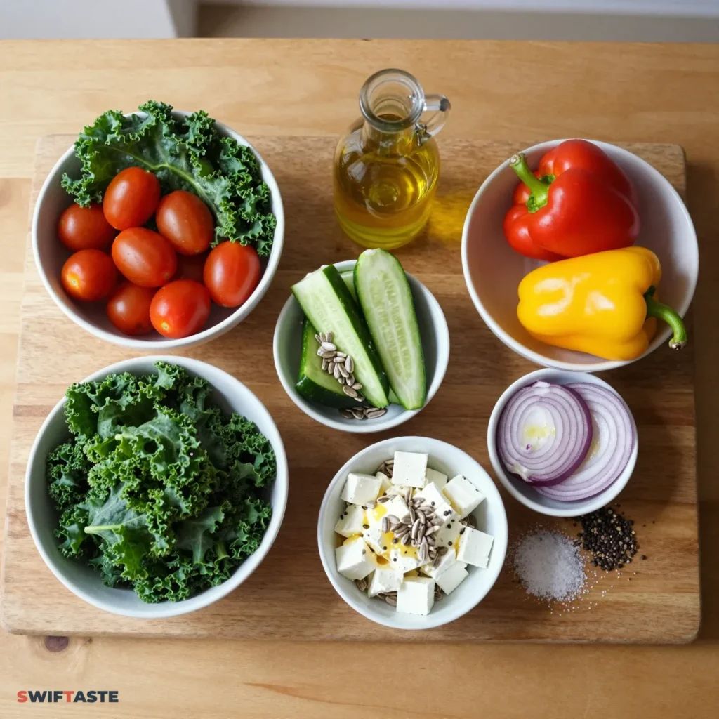 Crispy Kale Jar Salad